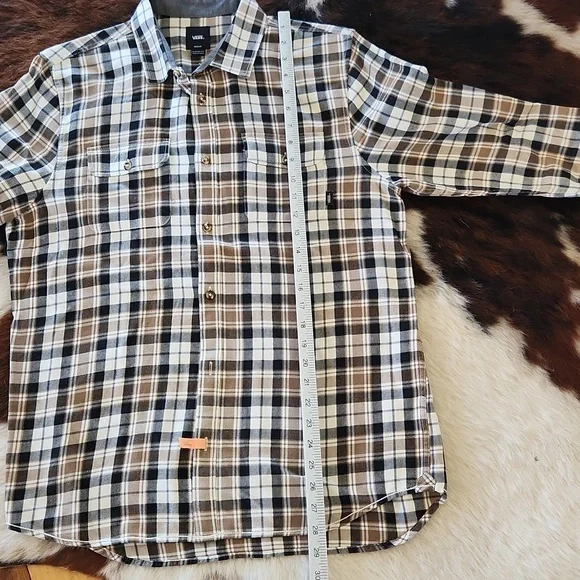 Vans mens flannel button-down - Picture 5 of 6